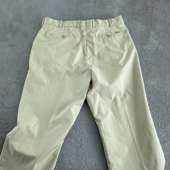 Ralph Lauren RLX Mens Beige Polyester Pants 36/34 2867 - Picture 2 of 11